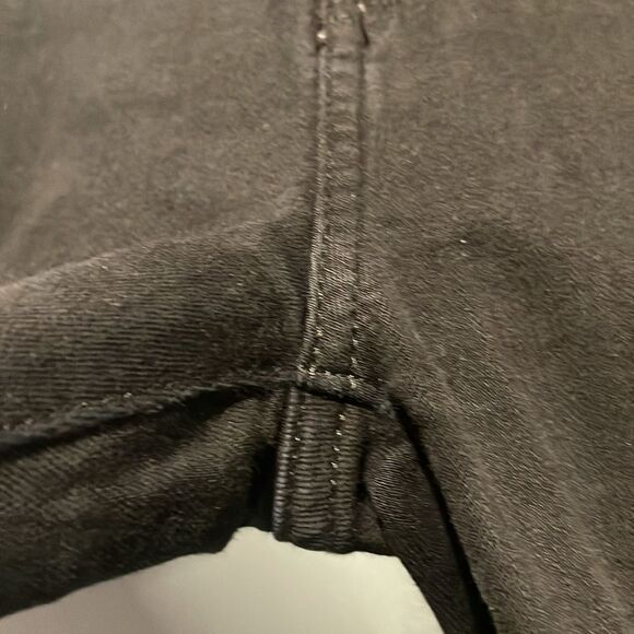 7 For All Mankind- “Karah Crop” High Rise Skinny Ankle Jeans in Black- Size 30 - Picture 8 of 9